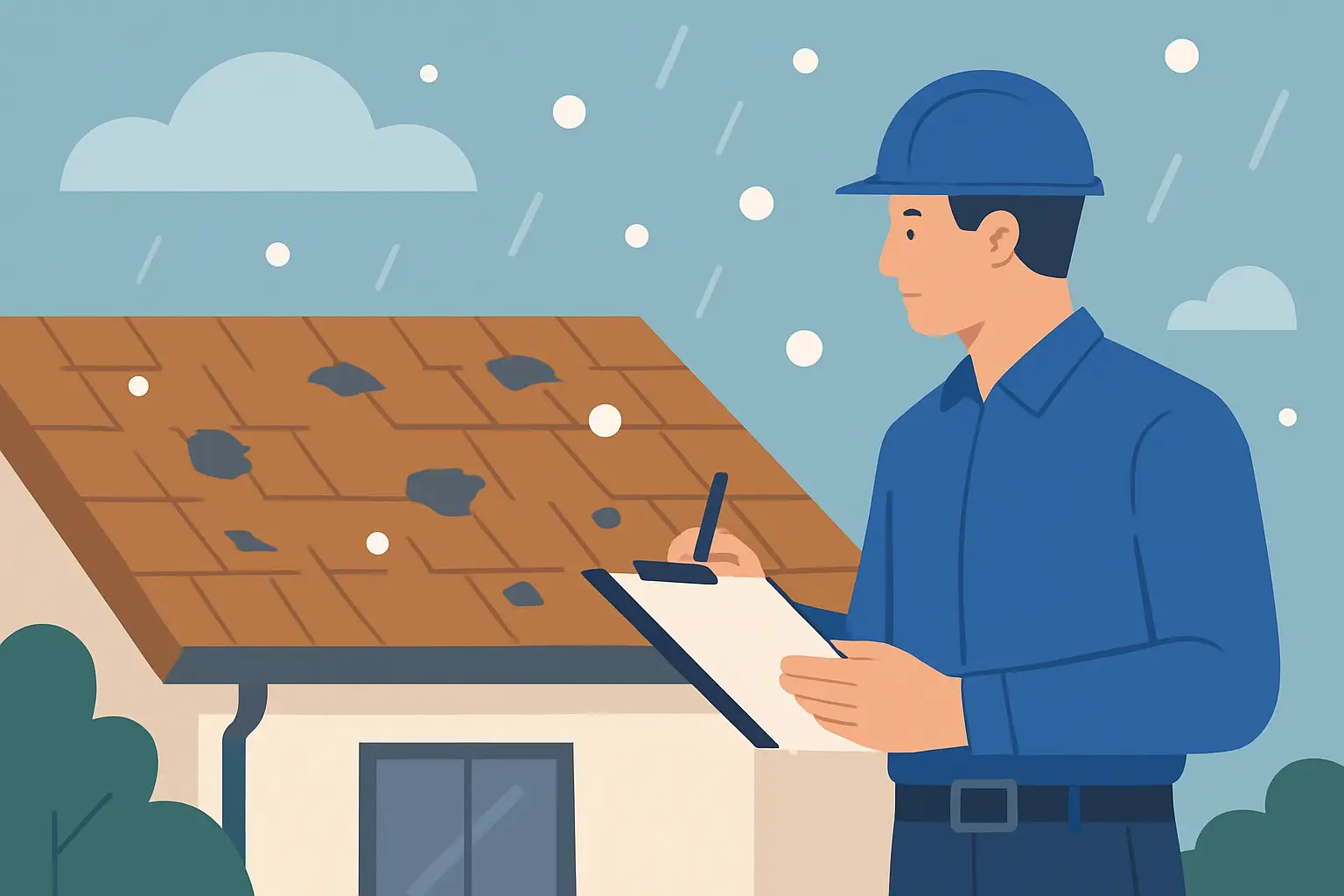 Hail Damage Roof Inspection: What Matters Most