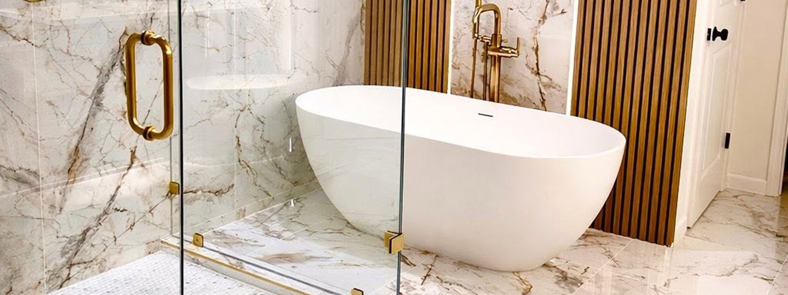 Edina Primary Bathroom Remodel With Expanded Shower and Freestanding Tub