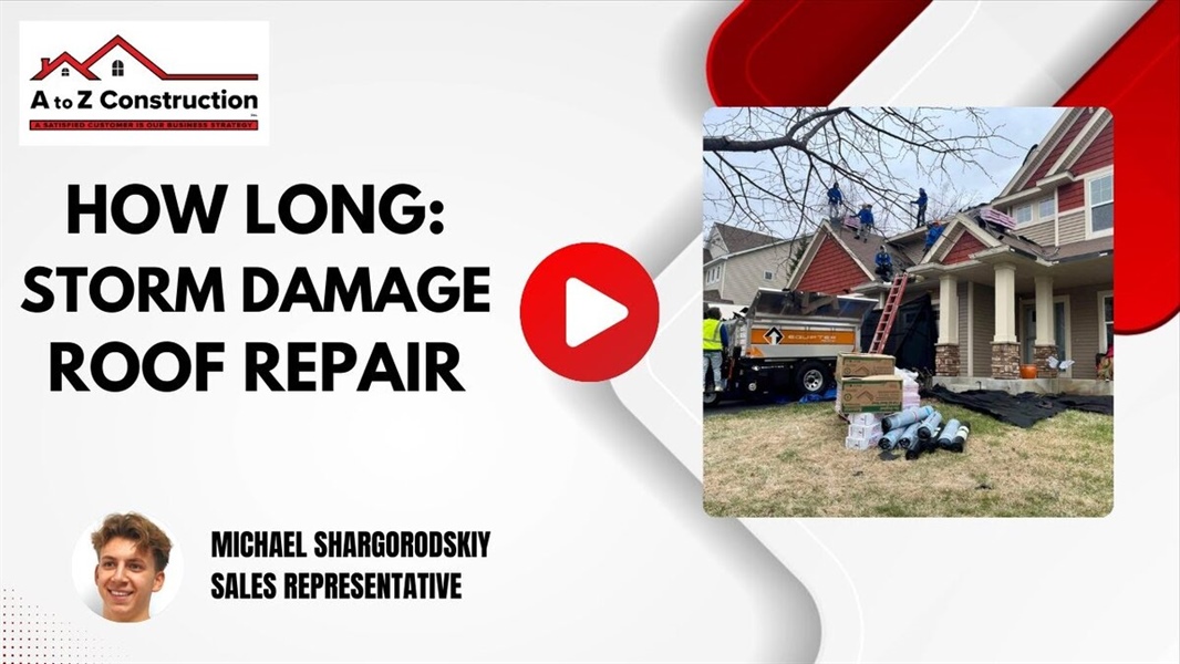 How Long Does Storm Damage Roof Repair Usually Take?