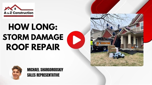 How Long Does Storm Damage Roof Repair Usually Take?