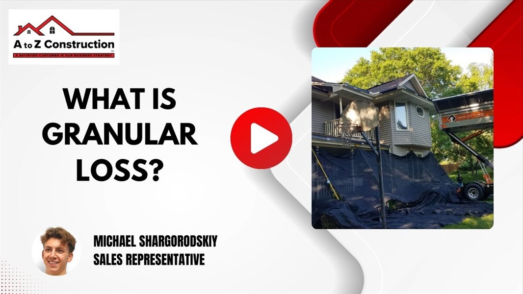 What Is Granular Loss and What Does it Mean for My Roof?