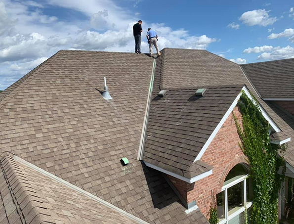 Roof installation by A to Z Construction