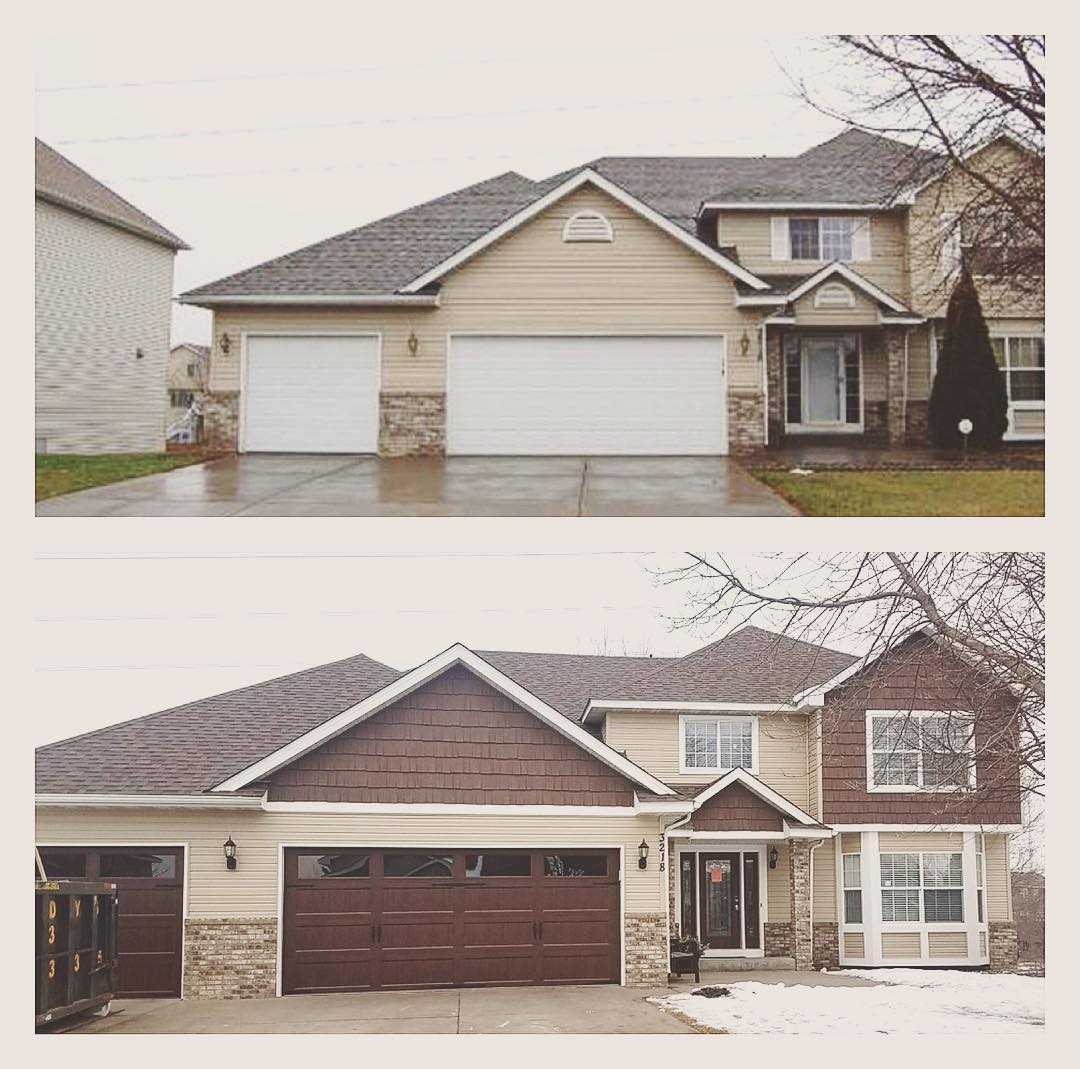 Siding Before & After Siding Before & After