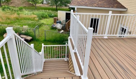 Completed Deck Project by A to Z Contractors