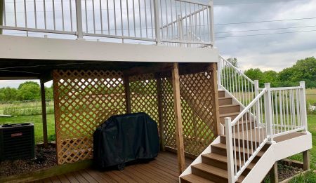 Deck contractor project by A to Z