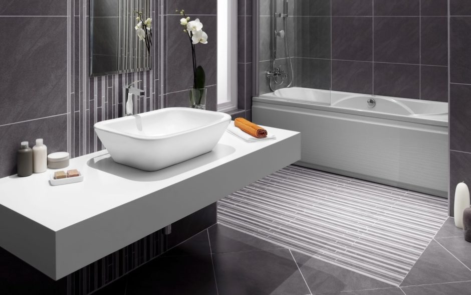Domestic bathrooms Remodeled Bathroom