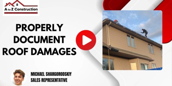 document roof damages