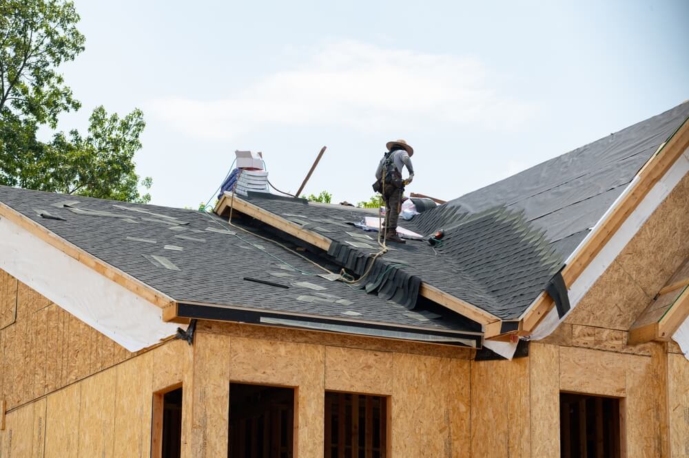 storm damage roof repair process