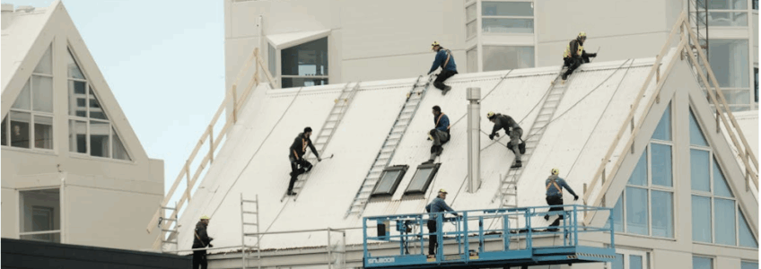 commercial roof upgrade